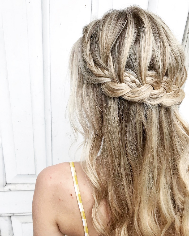 impletitura simpla par blond