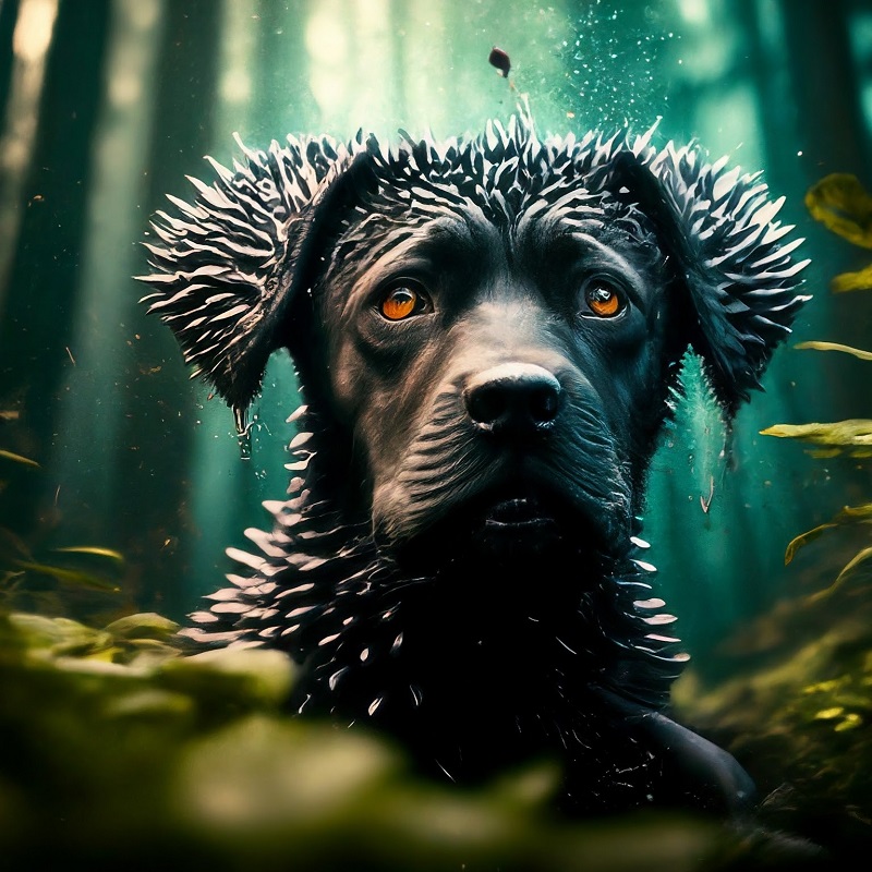 caine negru in vise ce inseamna