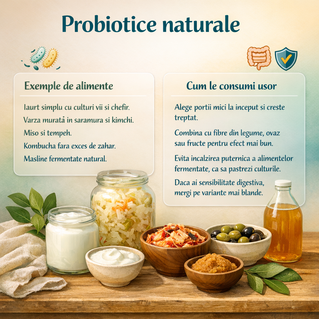 beneficiile alimentelor probiotice pentru imunitate