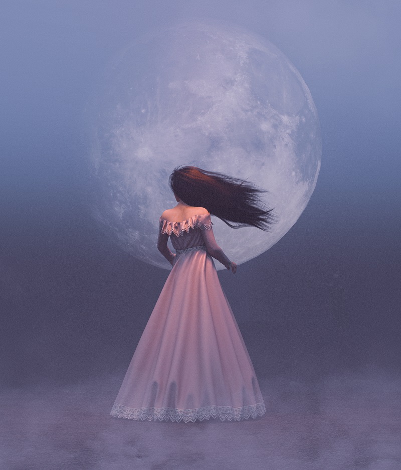 luna plina in Gemeni