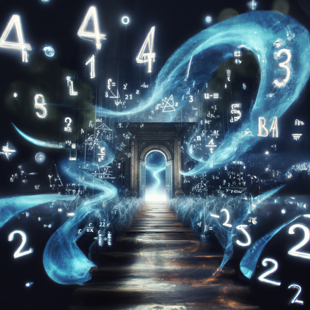 Un portal inconjurat de numere. numerologie.