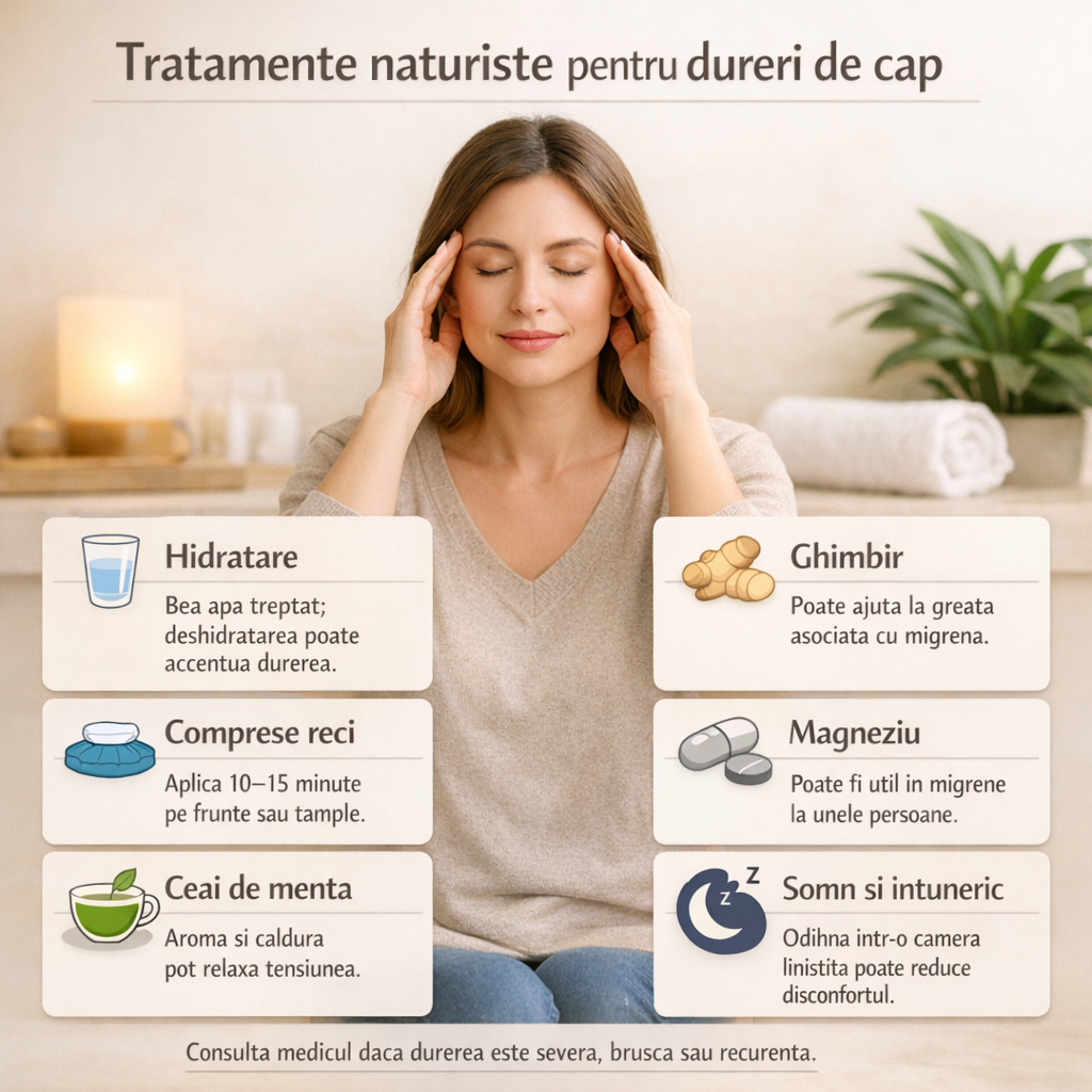 migrene si dureri de cap tratamente naturiste