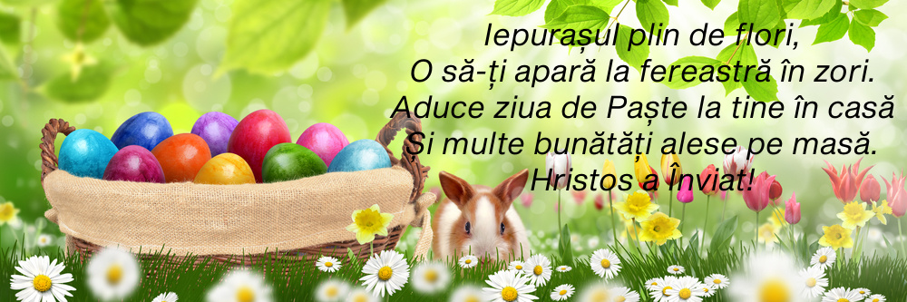 urari de paste haioase in versuri