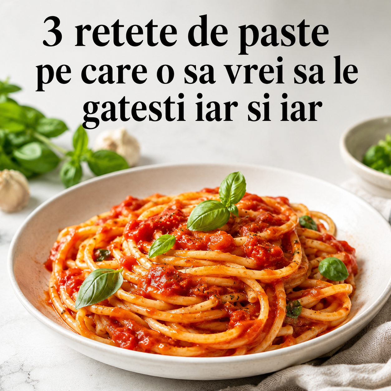 reteta de paste cu sos de rosii