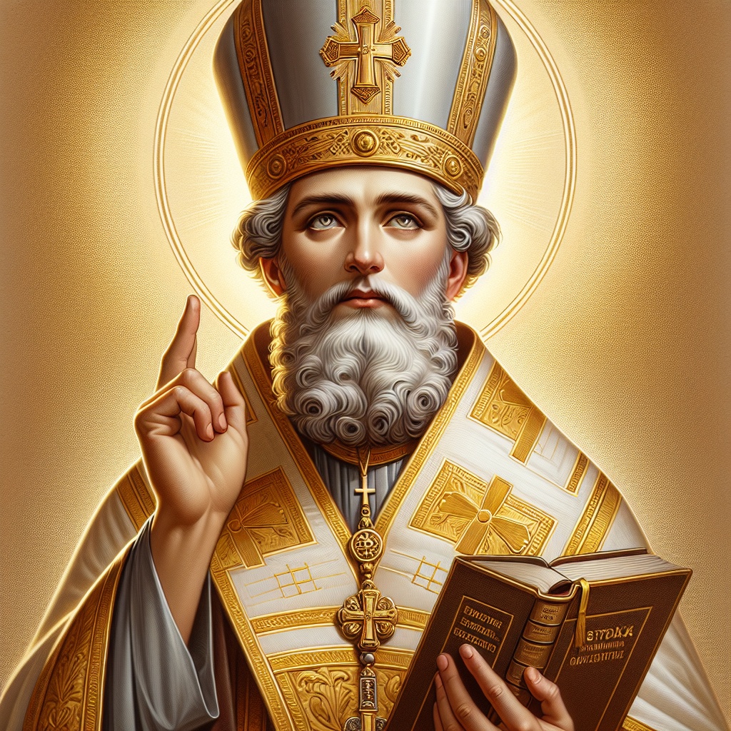 Sfântul Nectarie studiind în Silivria