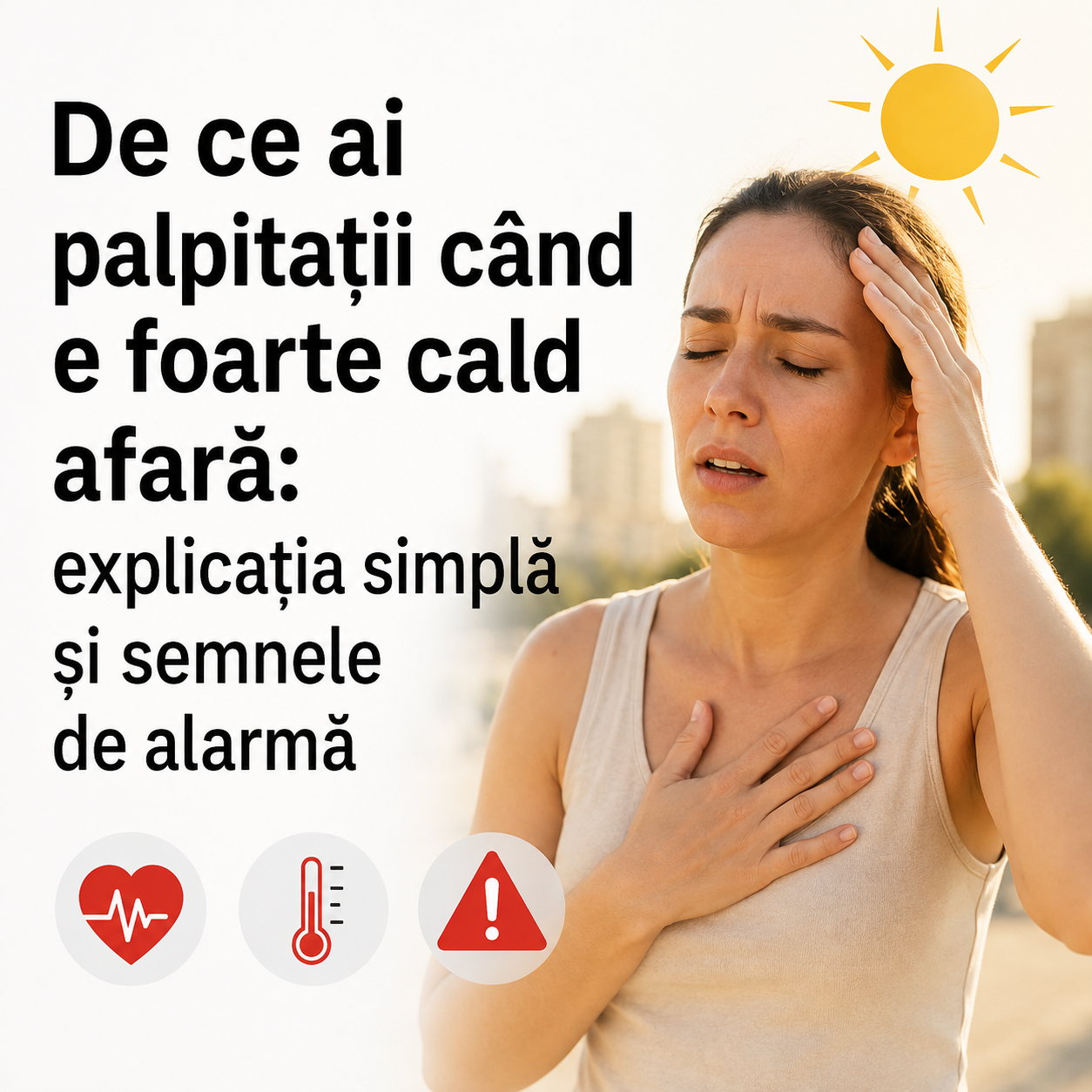 curiozitati medicale: de ce faci tahicardie cand e cald afara