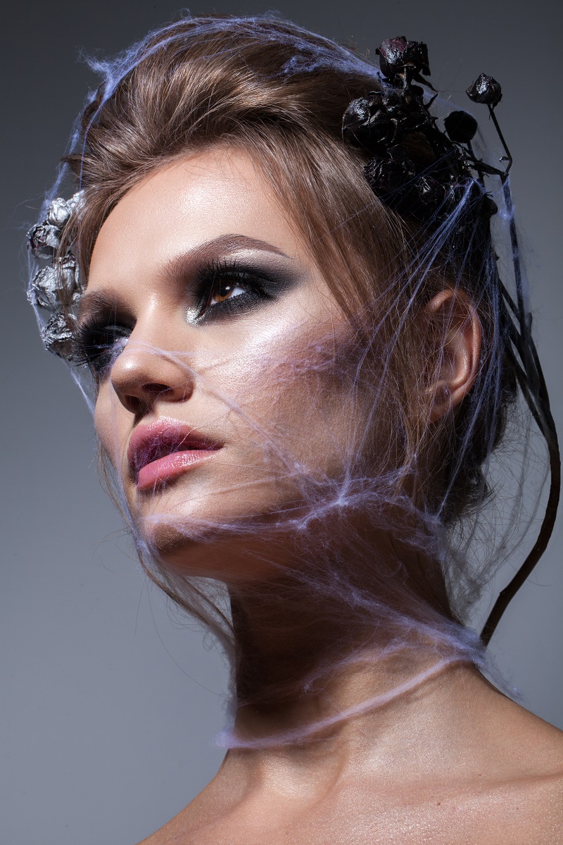 mireasa lui Dracula, idee de machiaj de Halloween