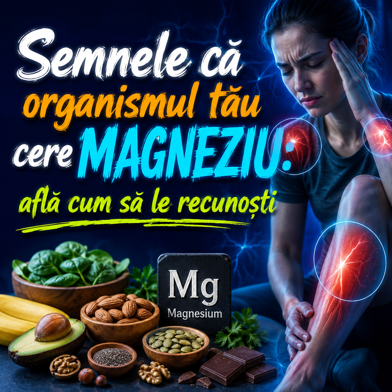 sanatate: simptome deficit de magneziu