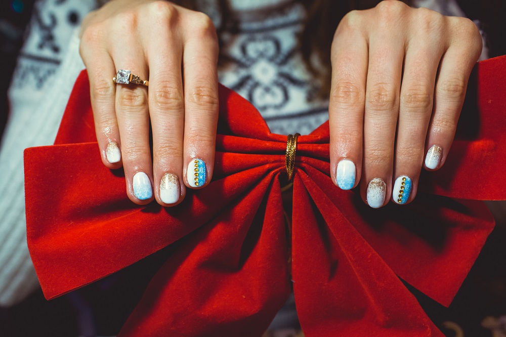 modele unghii craciun