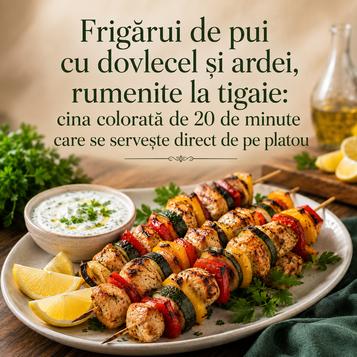 retete culinare: frigarui de pui