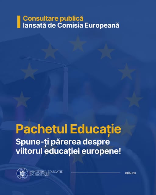 Comisia Europeană lansează consultare publică pentru viitorul educației până în 2040