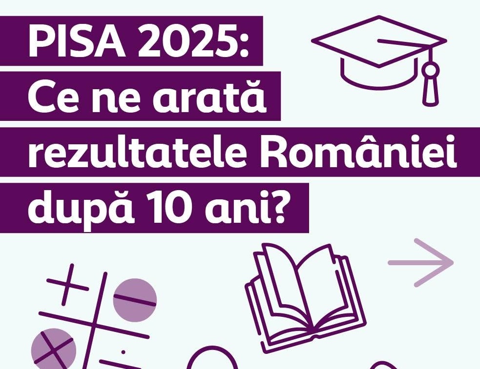 Analiză FES: decalajul României față de media OCDE la testele PISA arată nevoia unor măsuri educaționale concrete