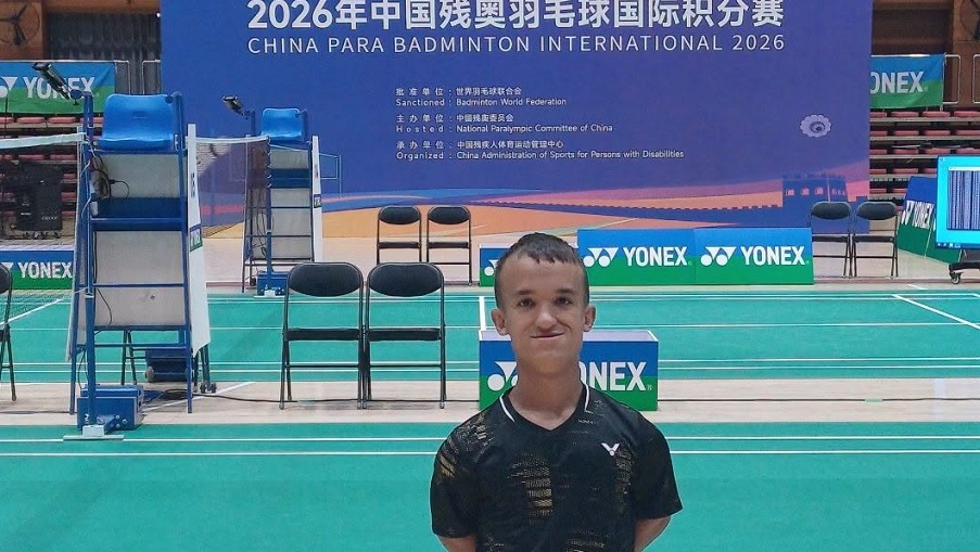 Alin Cristian Băican, sportiv paralimpic român, a concurat la un turneu de top la Beijing