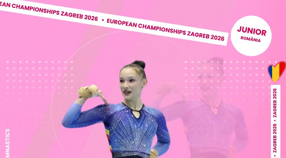 Aniela Tudor a cucerit aurul european la sărituri, la Campionatele de la Zagreb