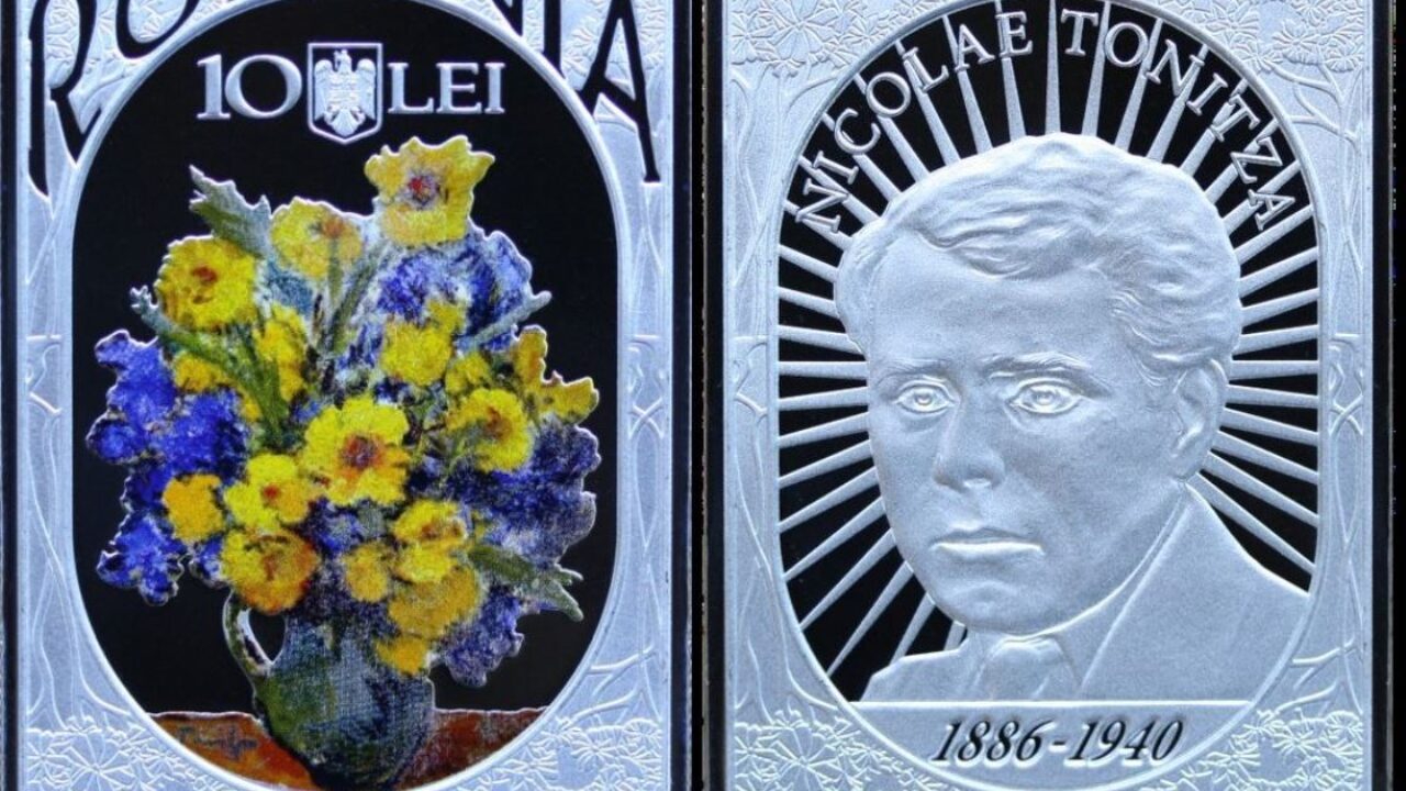 BNR lansează prima monedă dreptunghiulară, dedicată pictorului Nicolae Tonitza