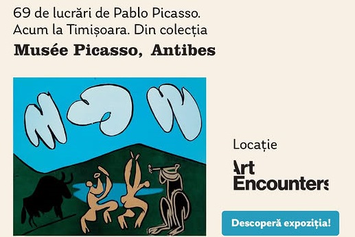 Picasso ajunge la Timișoara: 69 de lucrări din colecția Musée Picasso, Antibes