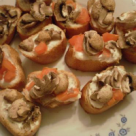 Bruschete cu ciuperci 