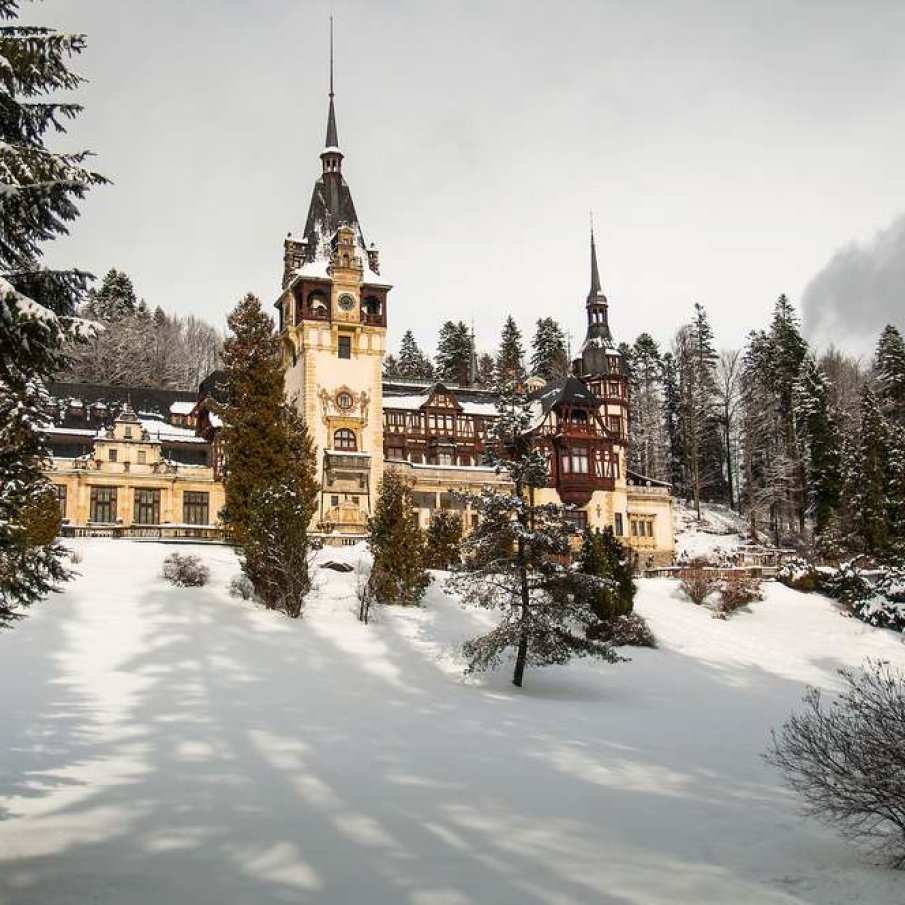 Sinaia peisaj de iarna  