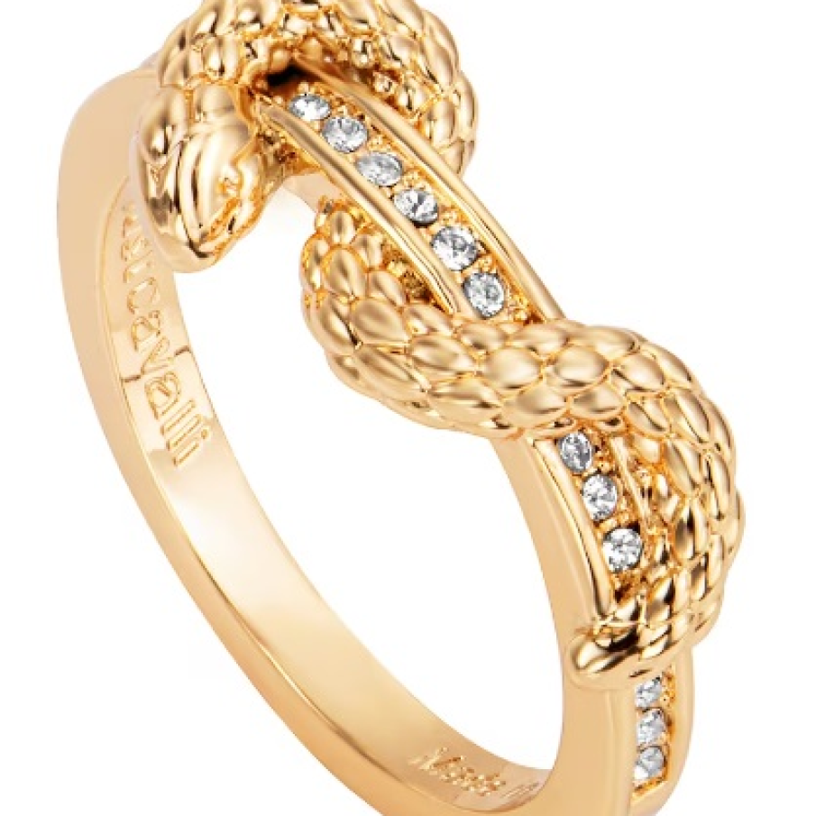 Inel rotund cu un șarpe decorativ auriu înfășurat în jurul lui 