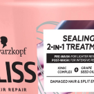 Sigilează vârfurile despicate cu noua gamă pentru păr GLISS SPLIT ENDS MIRACLE