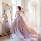 AKASHA ASAI: rochii demi-couture cu aer regal