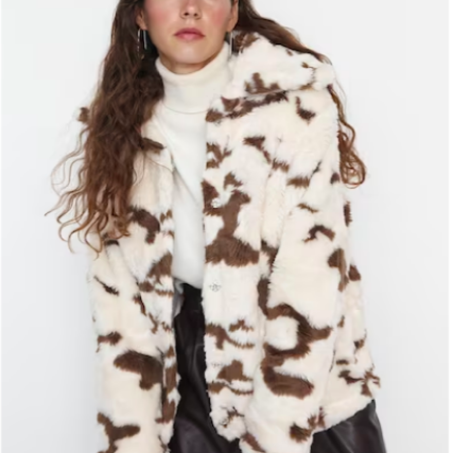 Trendyol Haină din blană sintetică