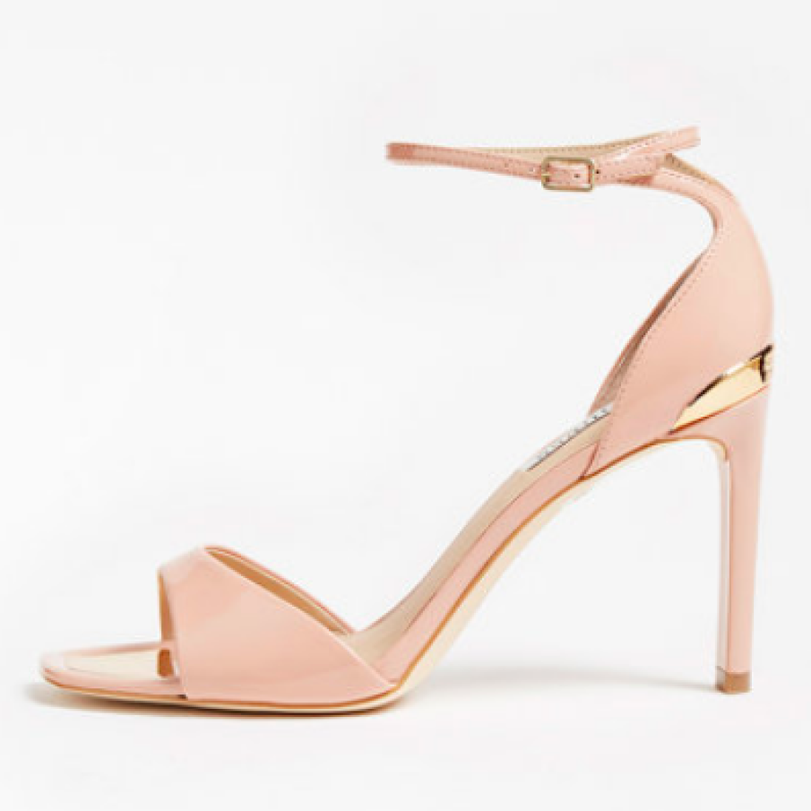 Guess - Sandale de piele ecologică cu toc înalt