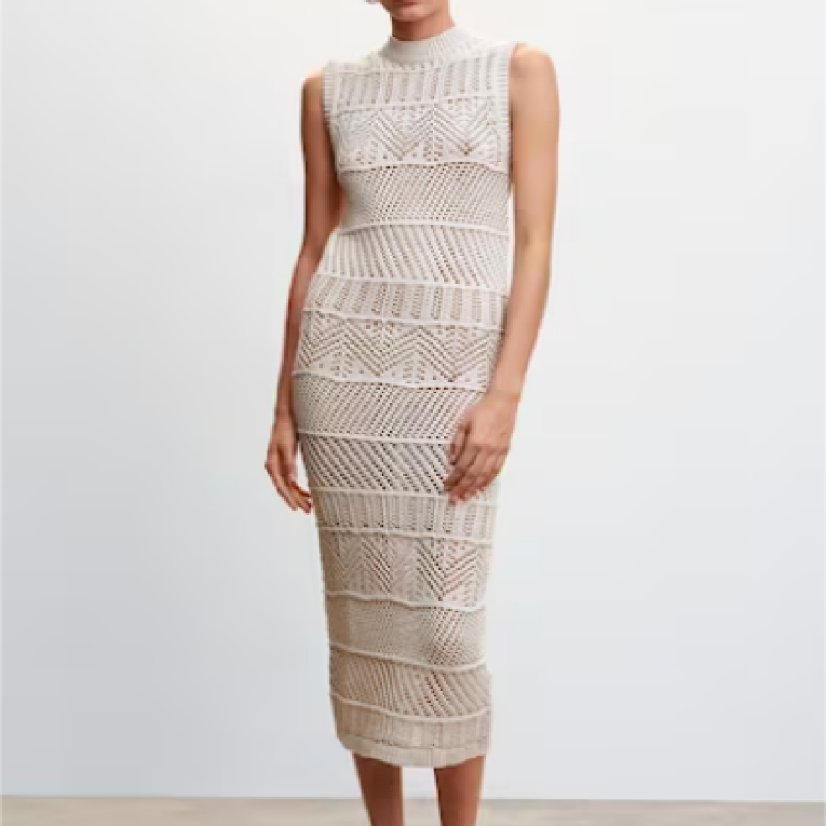 Mango Rochie croșetată cu croială bodycon Zigui