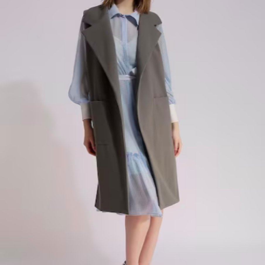 Larisa Dragna Vestă lungă cu cordon