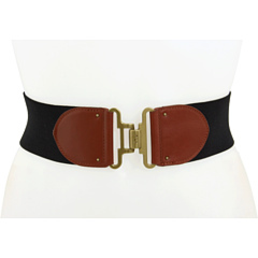 LAUREN Ralph Lauren Vachetta Tab Stretch Belt 