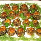 Ciuperci umplute la cuptor