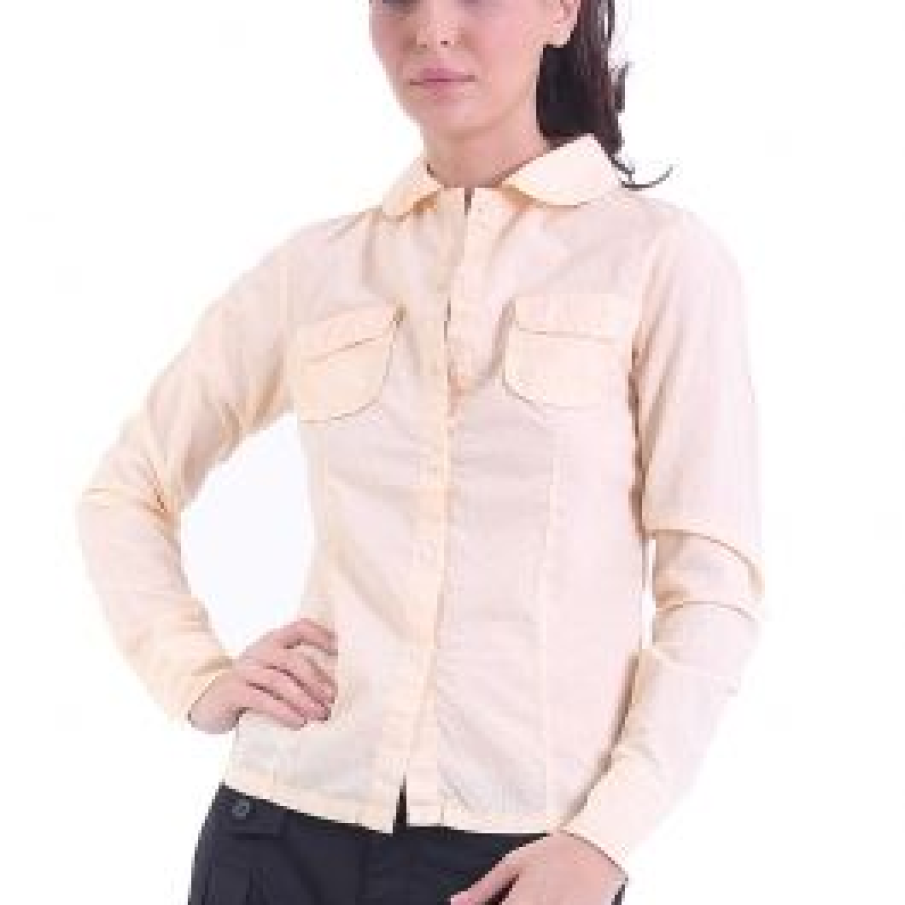 Camasa oranj Be You cu maneca lunga