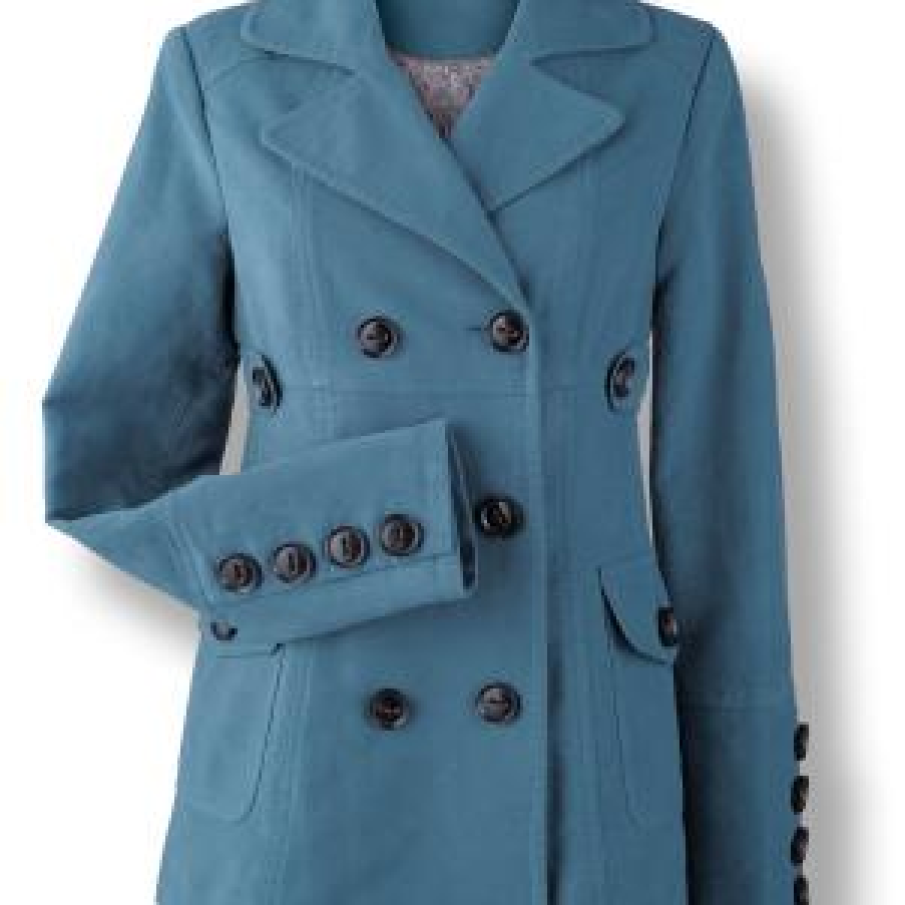 Palton ultraelegant cu buzunare aplicate