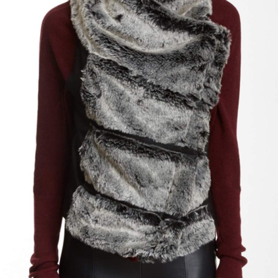 Vesta din blana falsa 