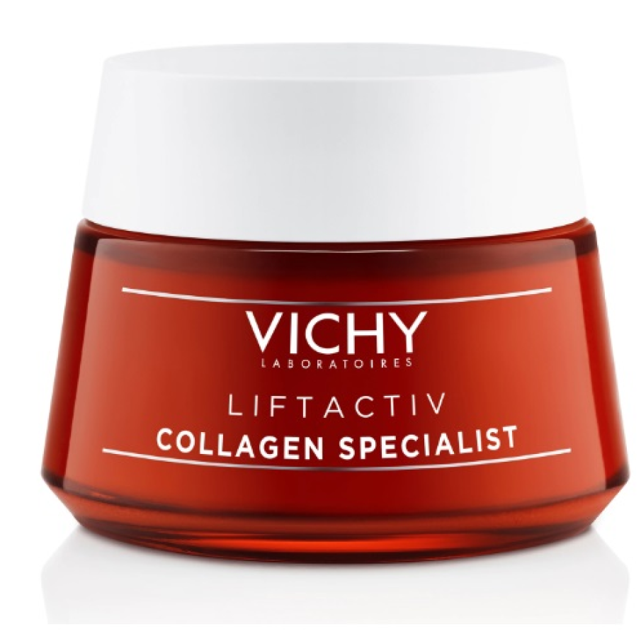 Cremă de față de zi antirid Vichy LIFTACTIV Collagen Specialist corectează semnele reducerii nivelului de colagen din piele 
