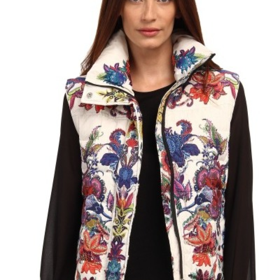 Vesta cu imprimeuri florale 