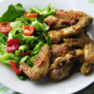 Aripioare in crusta de lapte de cocos