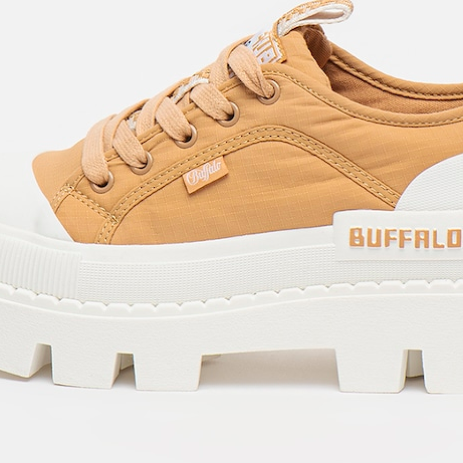 Buffalo Teniși flatform din pânză Raven Lo