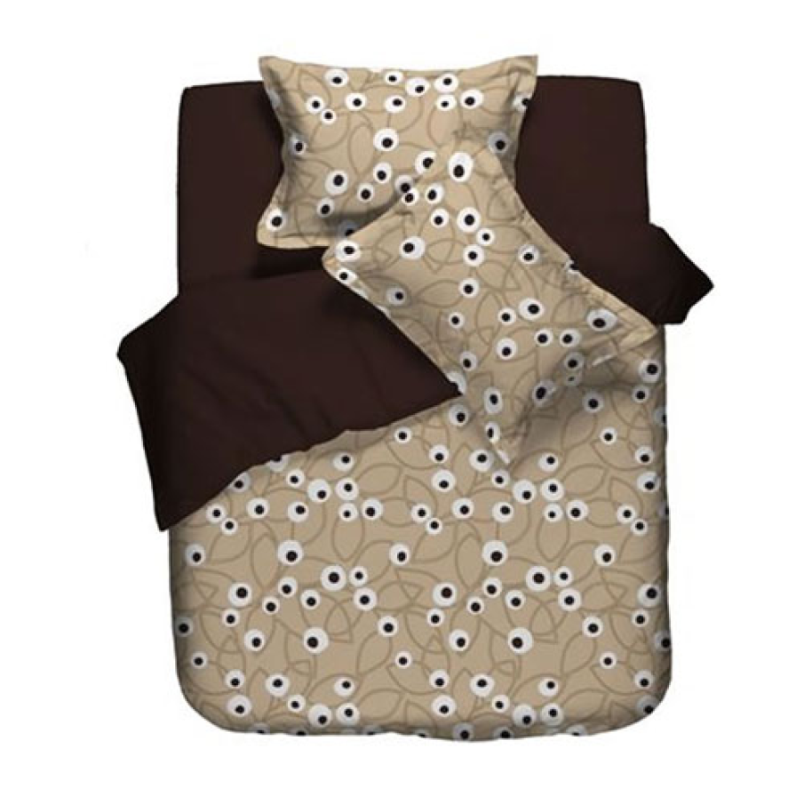 Lenjerie de pat Naf Naf 2P Miro Choco