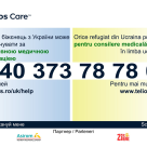 Linie telefonică gratuită pentru servicii medicale, pentru refugiații din Ucraina
