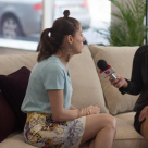 Vedetele au testat covoarele 3D la Roche Bobois