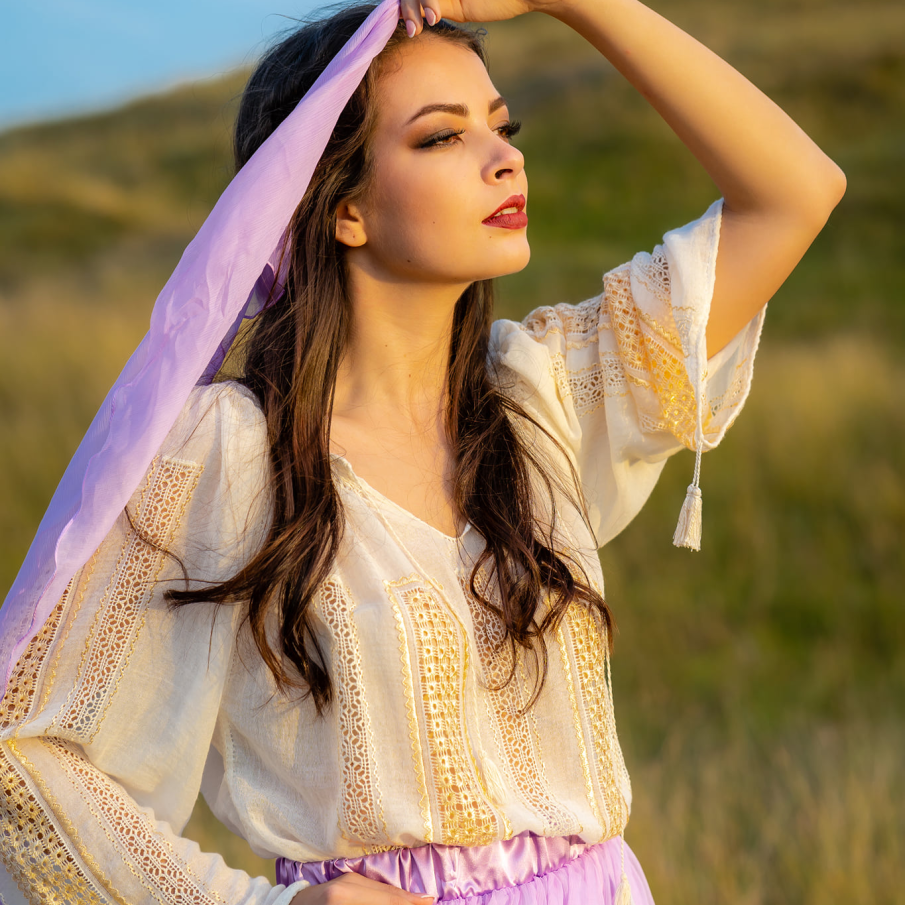 Ia românească realizată manual