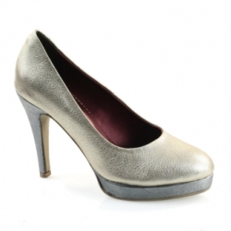 Pantofi eleganti metalizati