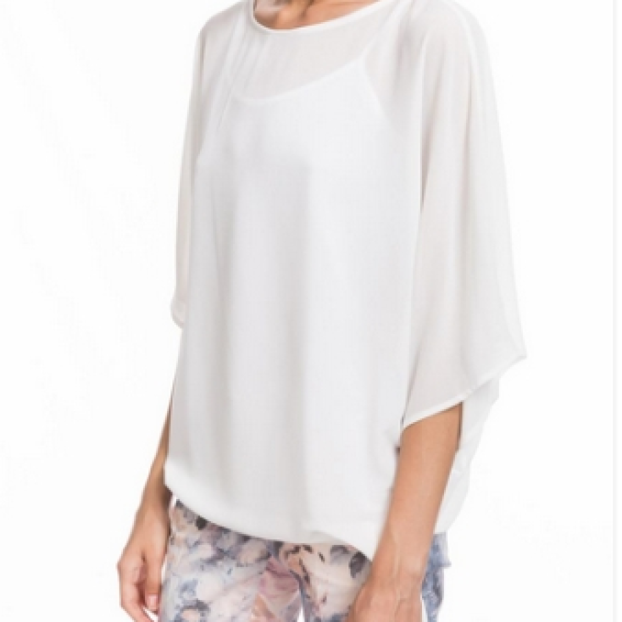 Bluza alba+ top 