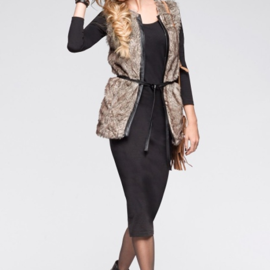 Vesta din blana artificiala