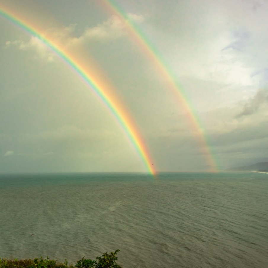 Zori de zi în Gokarna (Karnataka, India) 