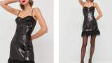 Marciano Guess rochie Great Gatsby culoarea negru, mini, mulată