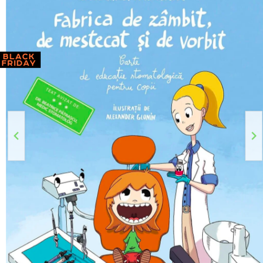 Fabrică de zâmbit, de mestecat și de vorbit. Carte de educație stomatologică pentru copii - Ioana Chicet-Macoveiciuc