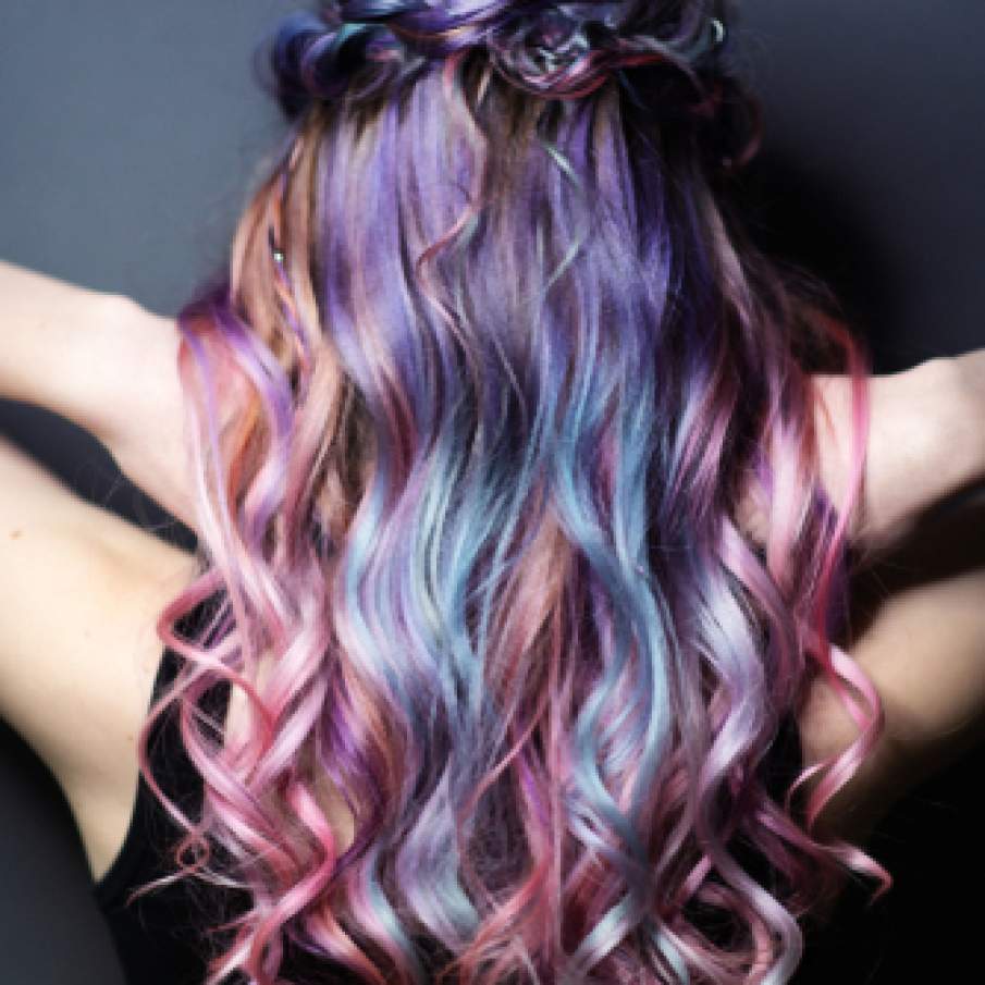 Ombre cu suvite curcubeu