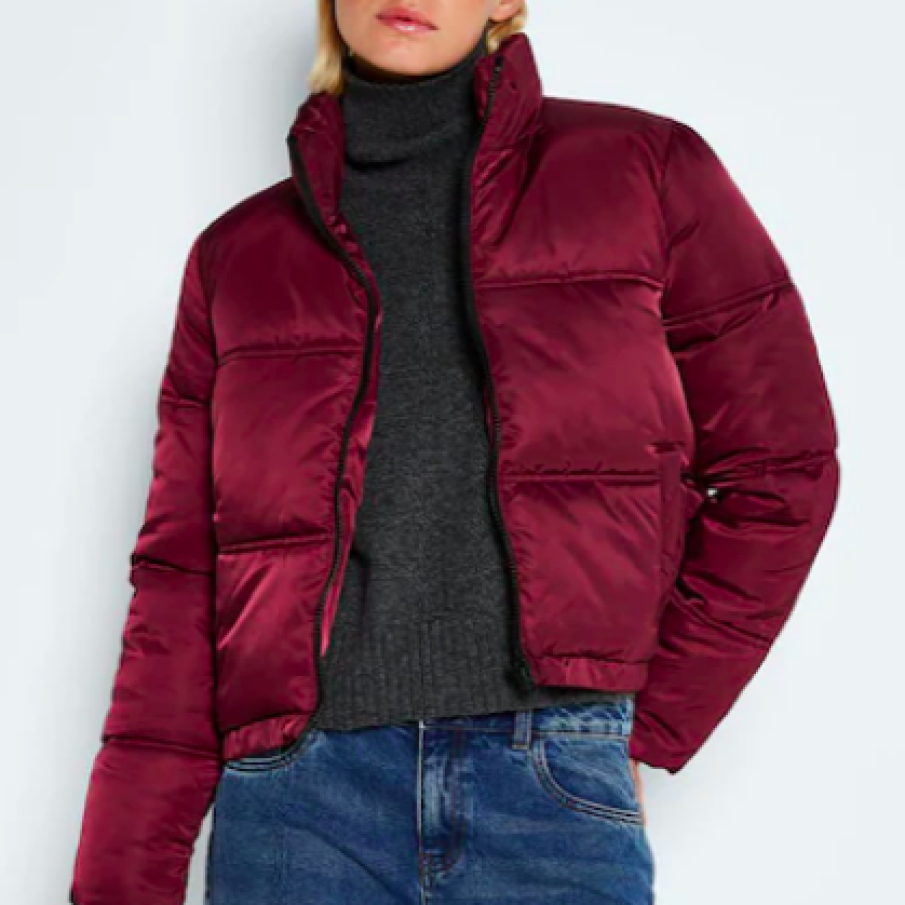 Noisy May Geacă bufantă cu guler înalt Anni